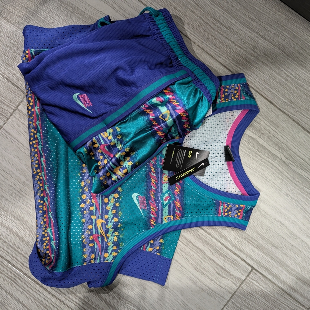Nike 90s Style Tank And Short Set Sz L